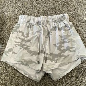 White Camo Shorts